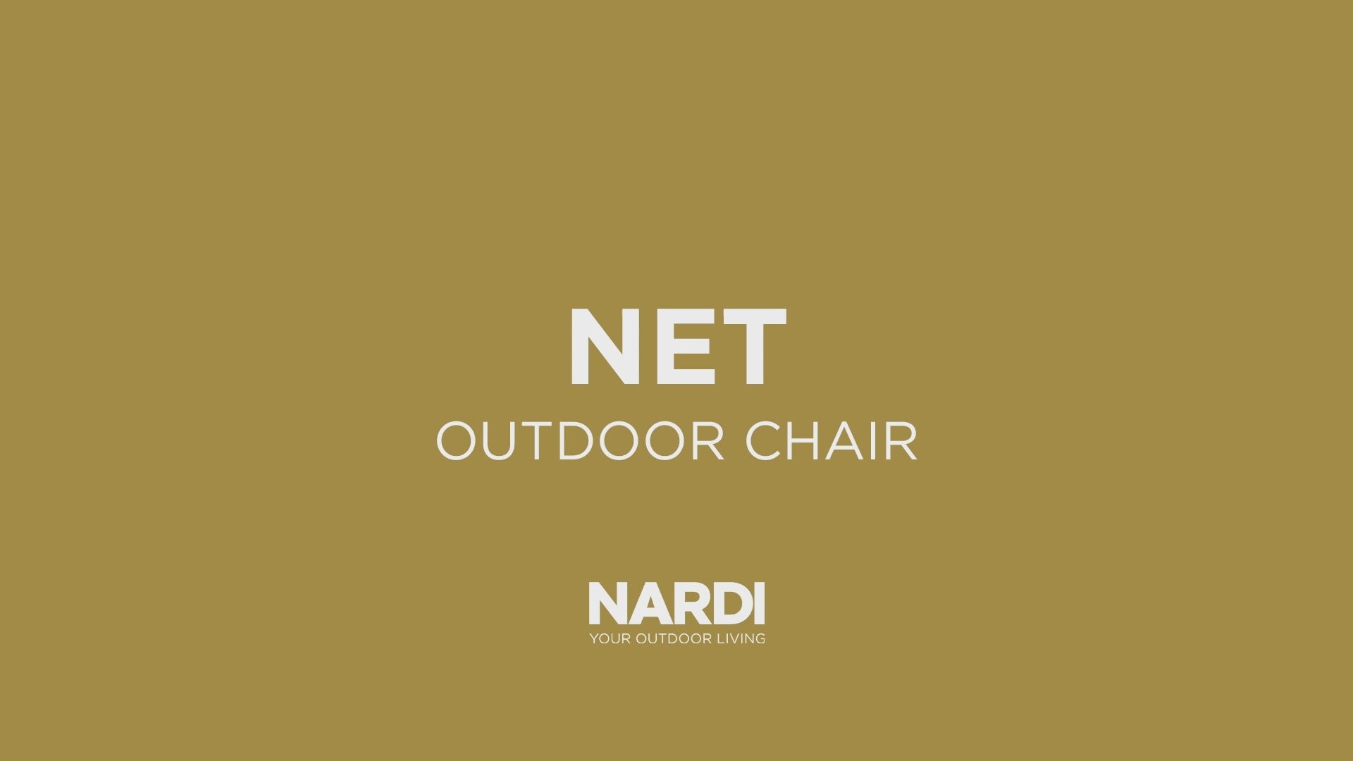 Video laden: Outdoor Armlehenstuhl NET RELAX