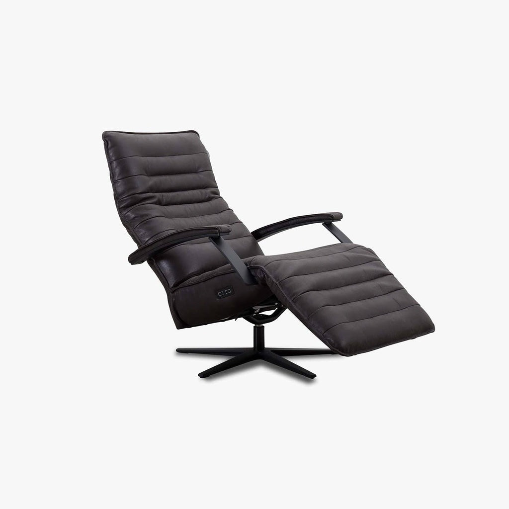 Relax Sessel Mexico in Leder Africa espresso - Relaxsessel Leder