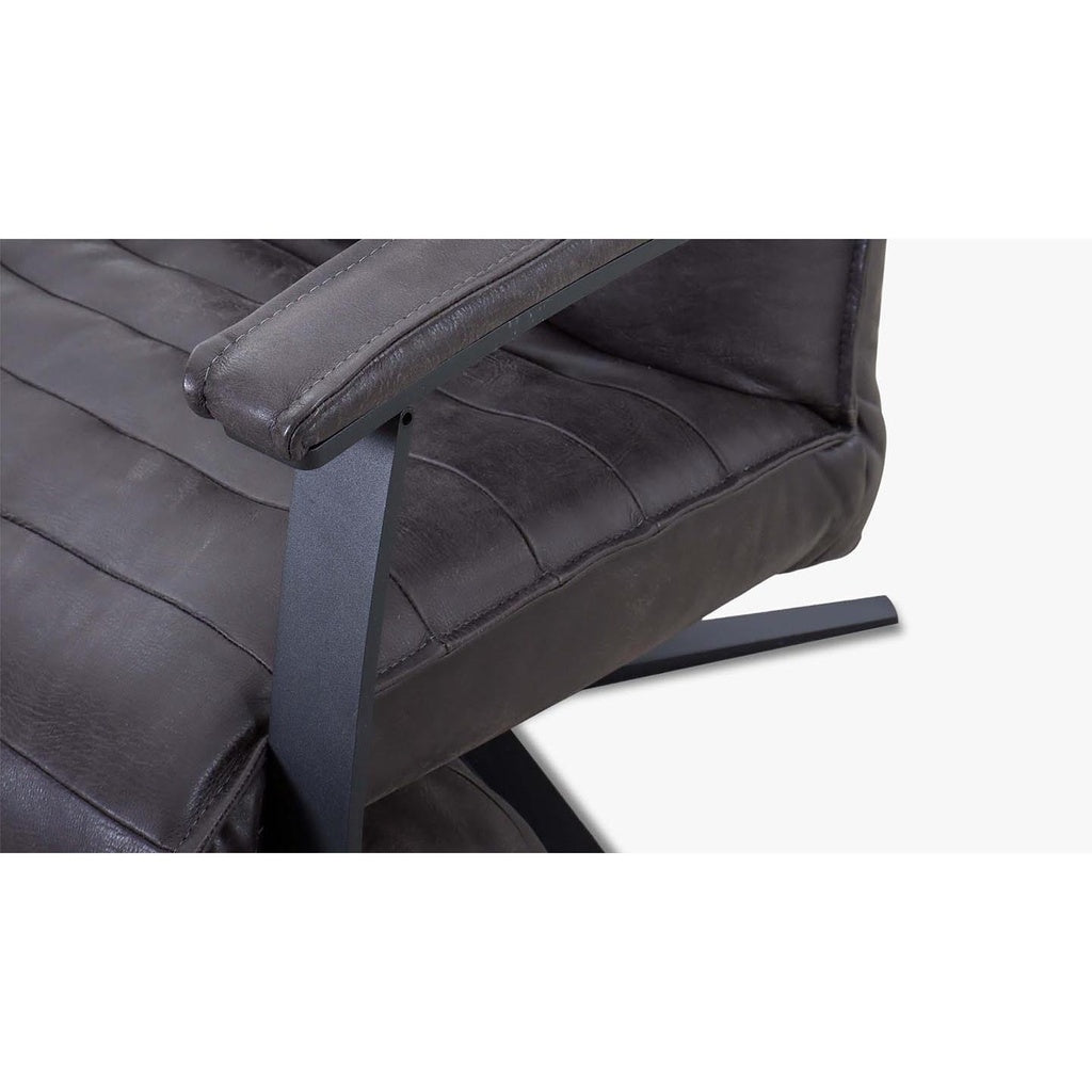 Relax Sessel Mexico in Leder Africa espresso - Relaxsessel Leder