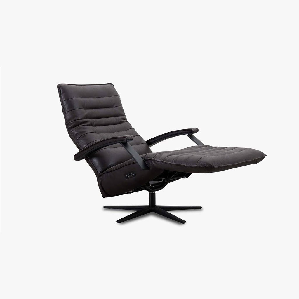 Relax Sessel Mexico in Leder Africa espresso - Relaxsessel Leder
