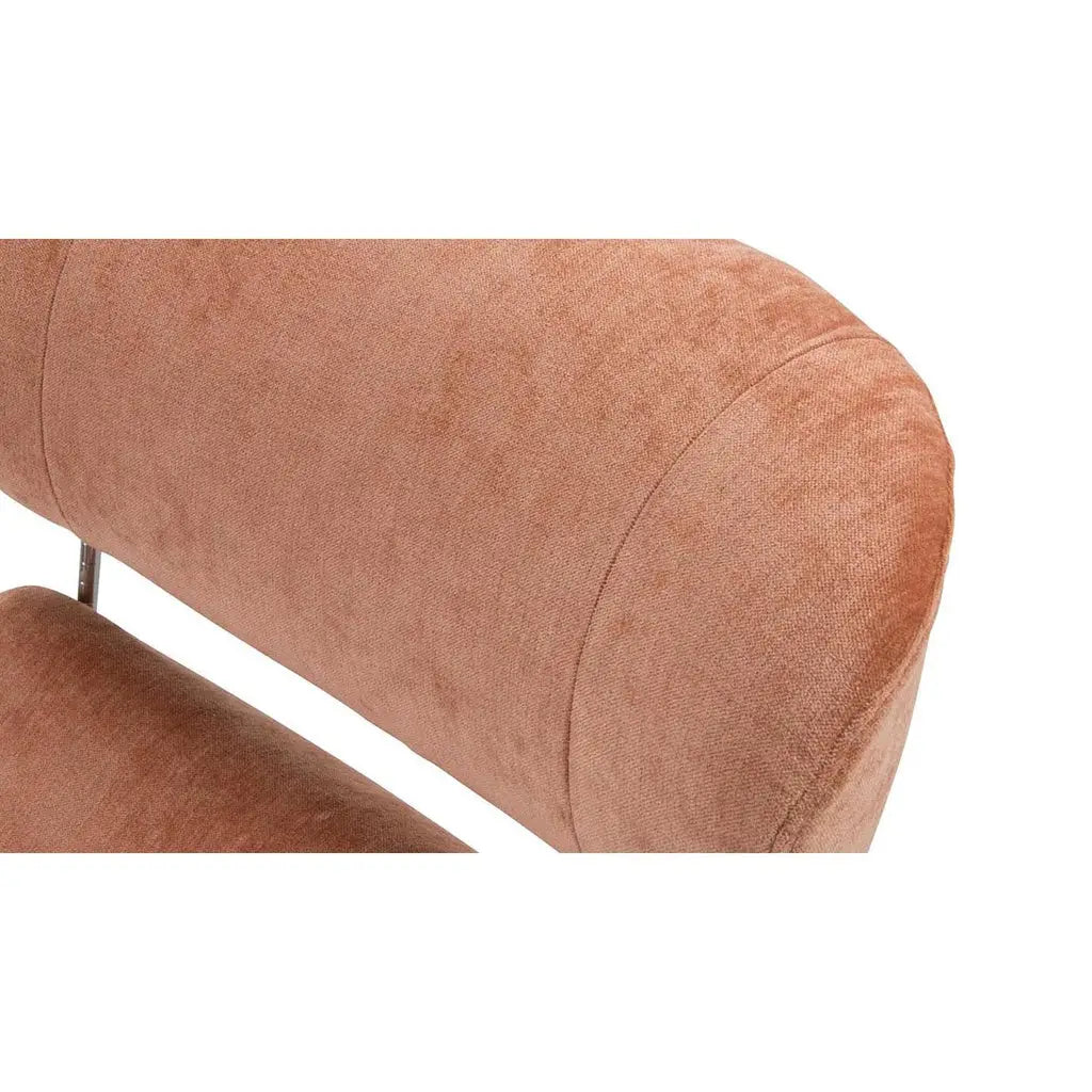 Relaxessel Time Out in Stoff Eros peach - Relaxsessel Stoff