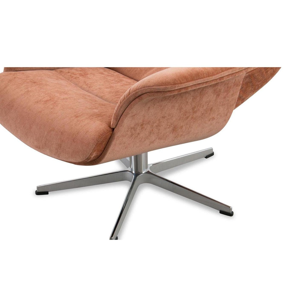 Relaxessel Time Out in Stoff Eros peach - Relaxsessel Stoff