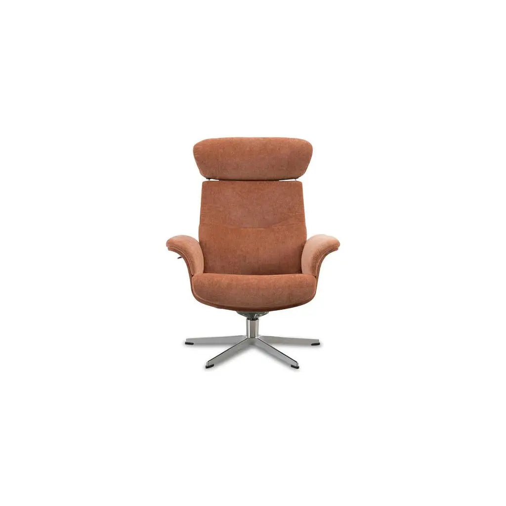 Relaxessel Time Out in Stoff Eros peach - Relaxsessel Stoff