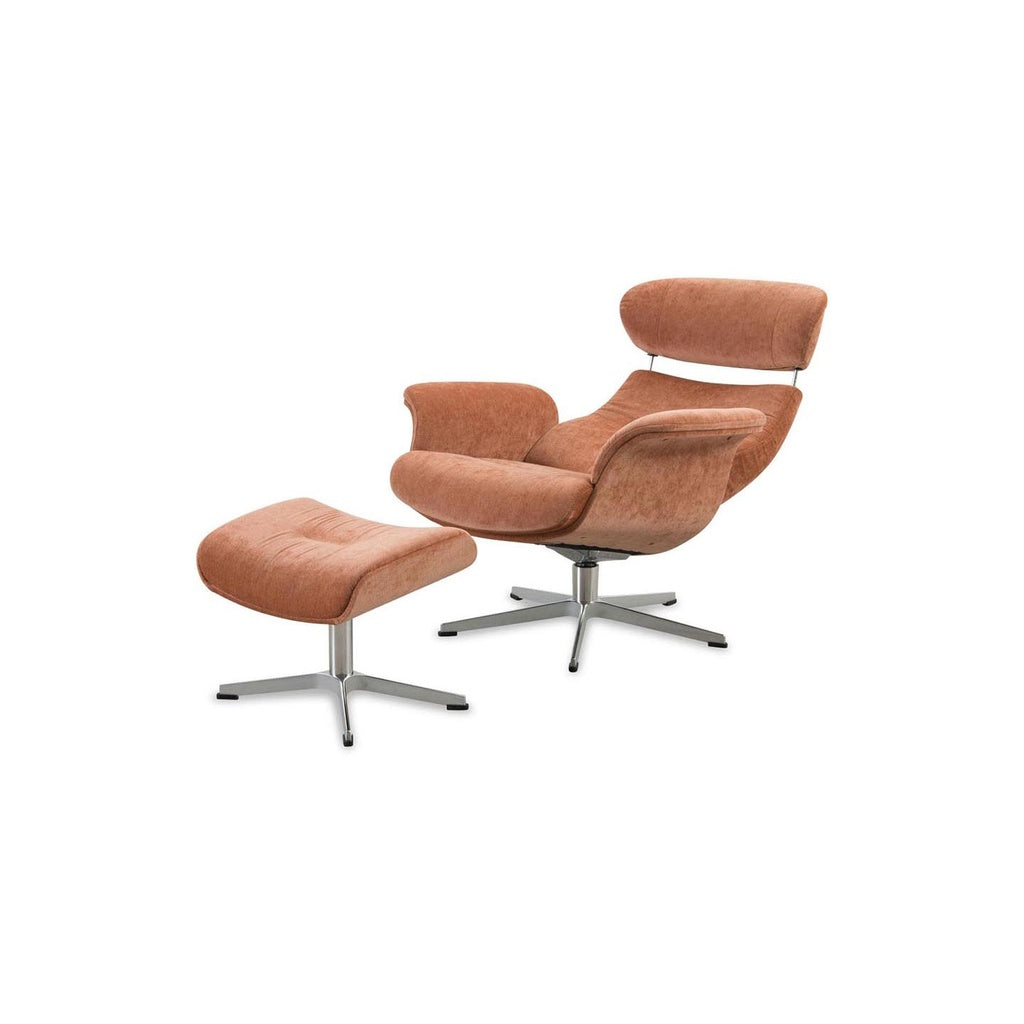 Relaxessel Time Out in Stoff Eros peach - Relaxsessel Stoff