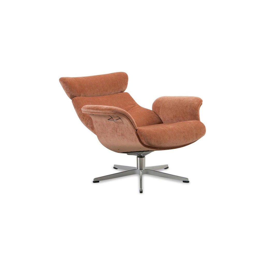 Relaxessel Time Out in Stoff Eros peach - Relaxsessel Stoff