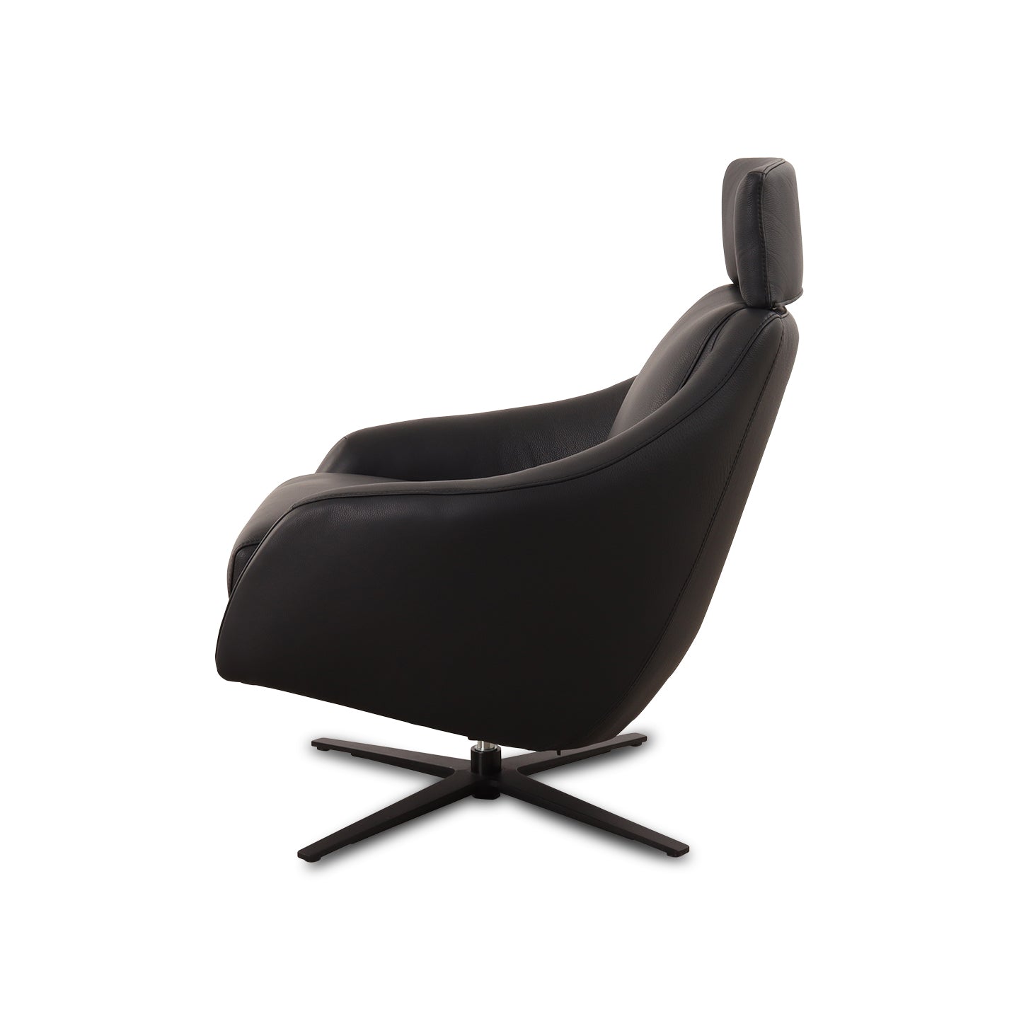 Relaxsessel Henry in Leder Prestige schwarz - Relaxsessel Leder