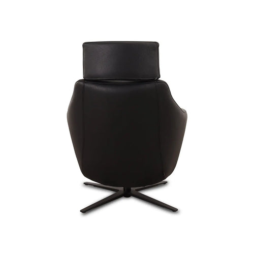 Bild 1 in Galerieansicht laden. Relaxsessel Henry in Leder Prestige schwarz - Relaxsessel Leder