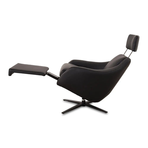Bild 1 in Galerieansicht laden. Relaxsessel Henry in Leder Prestige schwarz - Relaxsessel Leder