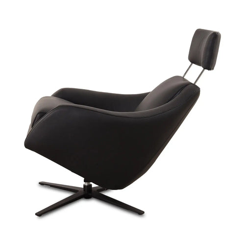 Bild 1 in Galerieansicht laden. Relaxsessel Henry in Leder Prestige schwarz - Relaxsessel Leder