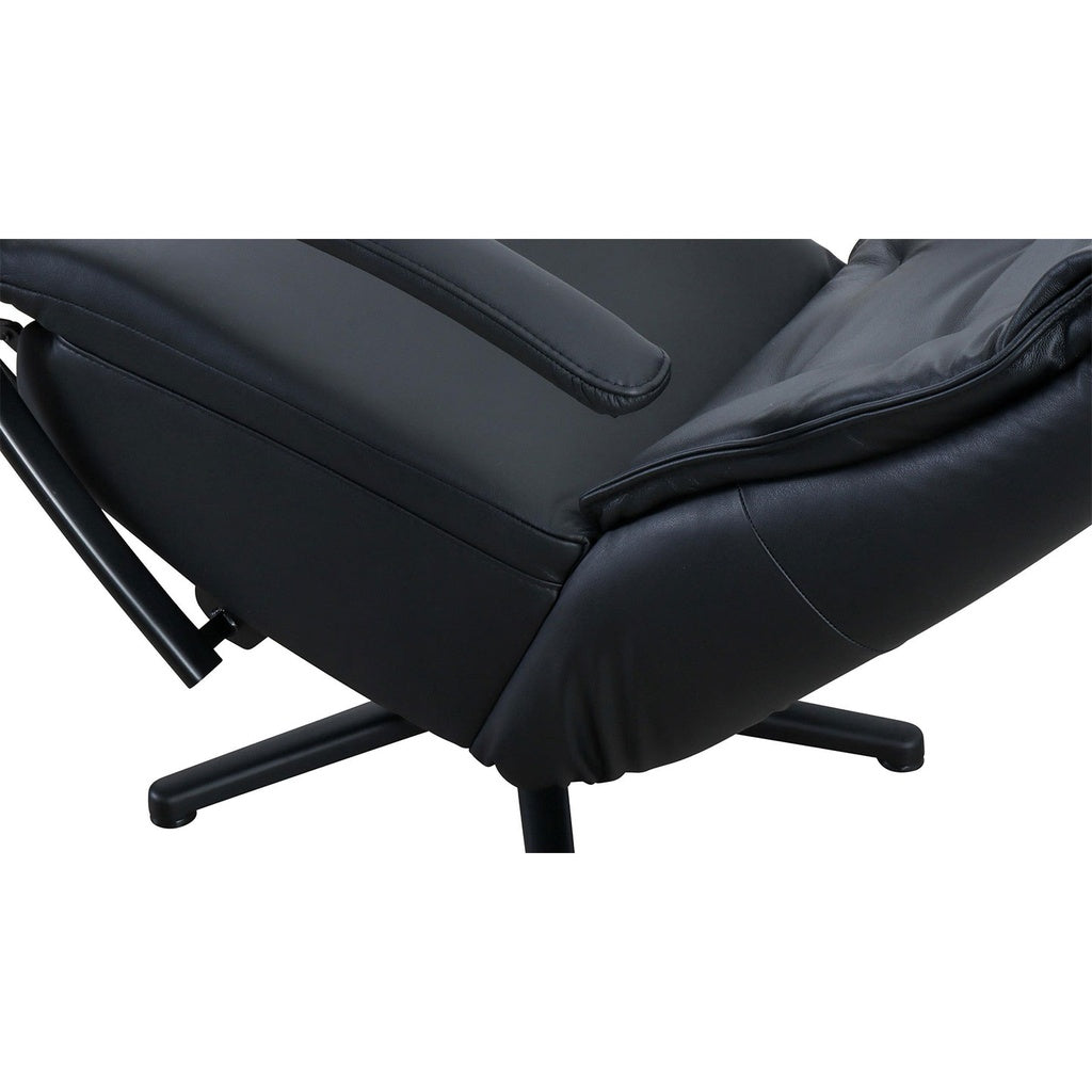 Relaxsessel HU-ES19141 in Leder Vivre schwarz - Relaxsessel Leder