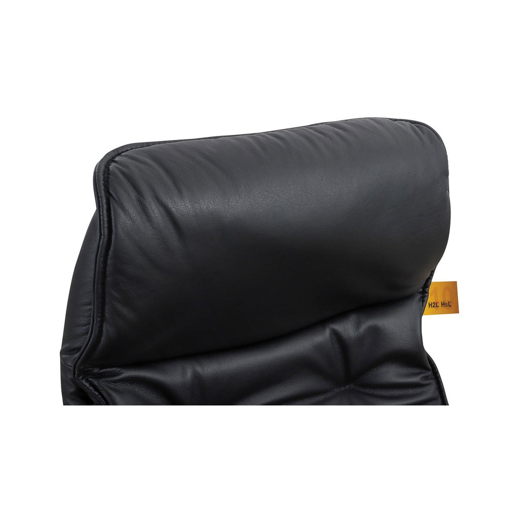 Relaxsessel HU-ES19141 in Leder Vivre schwarz - Relaxsessel Leder