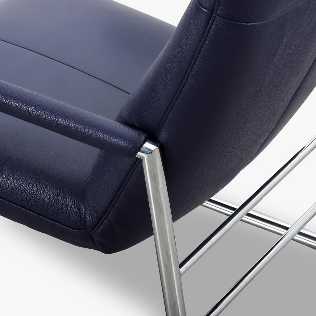 Relaxsessel in Leder Z73 purple - Sessel Leder