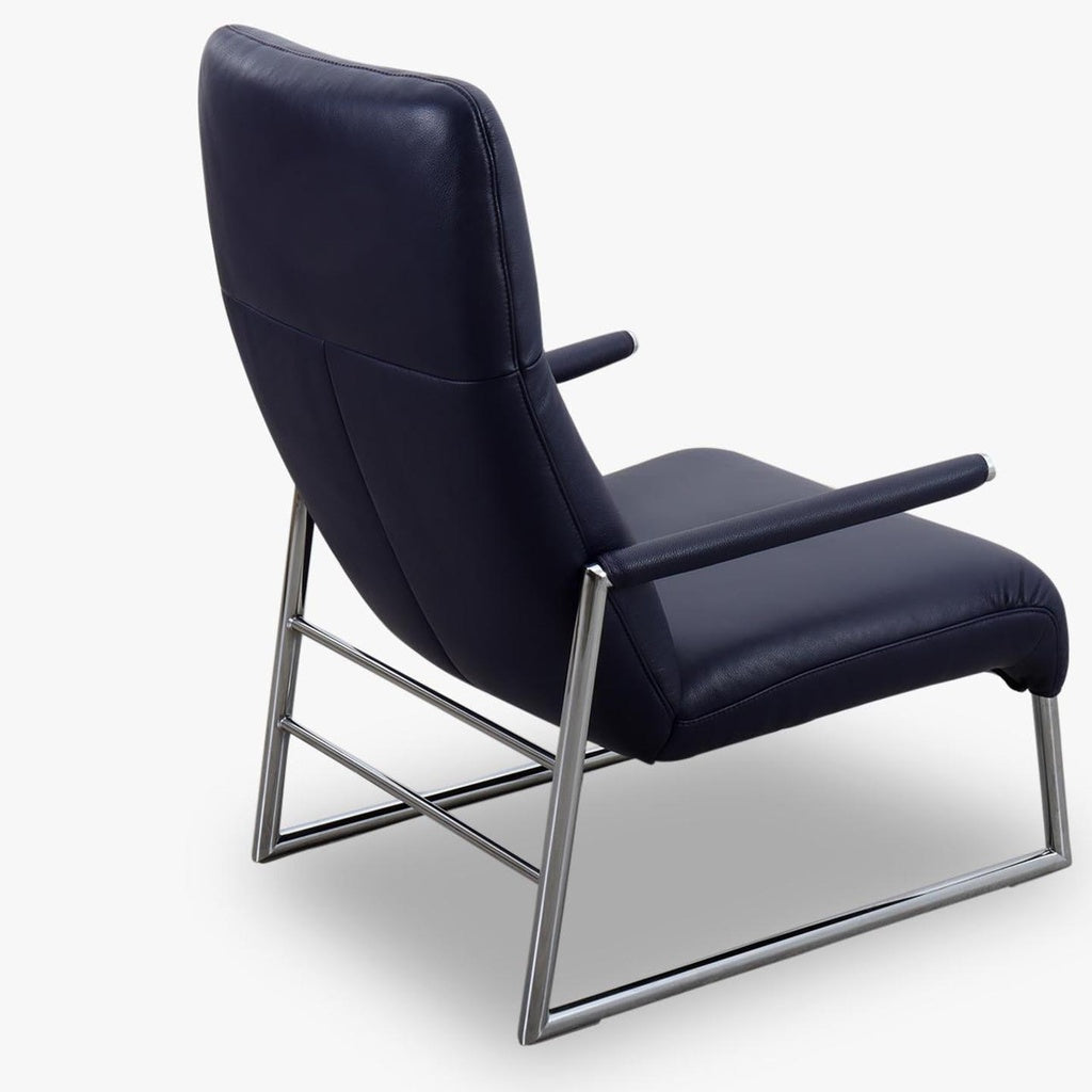 Relaxsessel in Leder Z73 purple - Sessel Leder