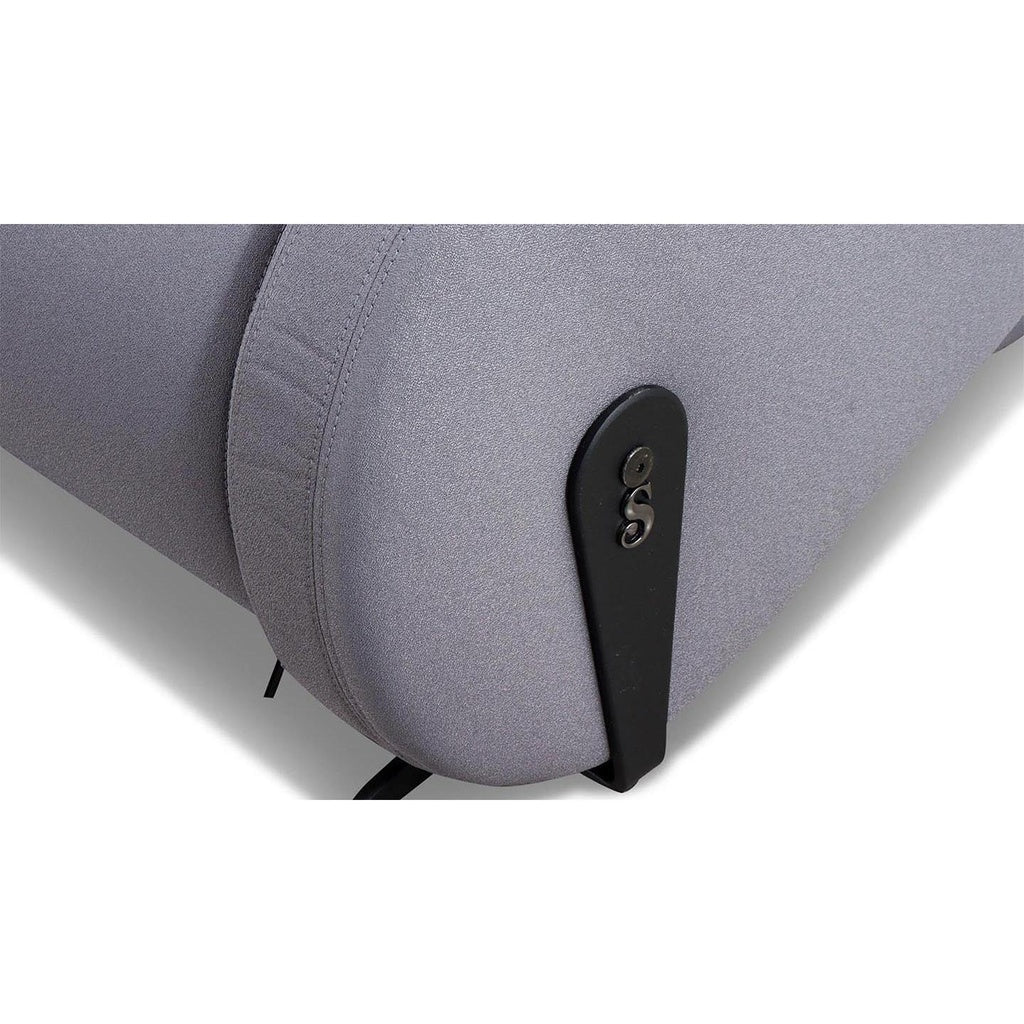 Schlafsofa Sleepo - 2-Sitzer Sofa grau - Sofa Stoff