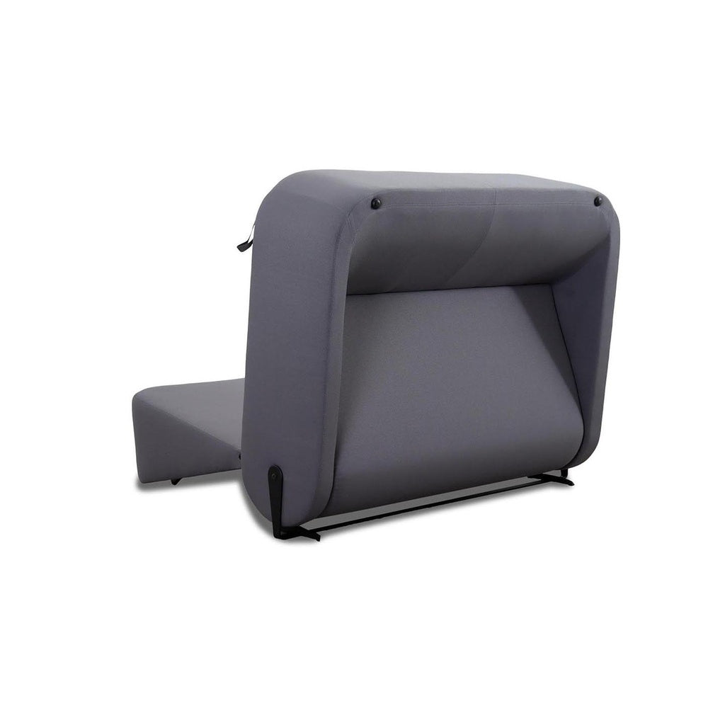 Schlafsofa Sleepo - 2-Sitzer Sofa grau - Sofa Stoff