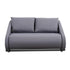Schlafsofa Sleepo - 2-Sitzer Sofa grau - Sofa Stoff