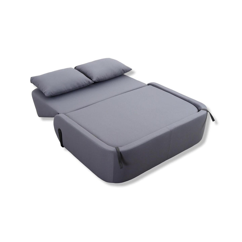 Schlafsofa Sleepo - 2-Sitzer Sofa grau - Sofa Stoff