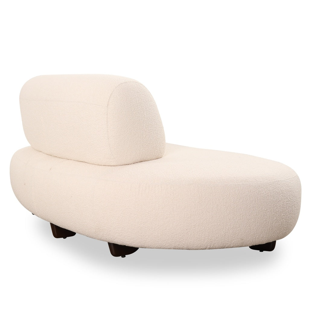Sofa Bon Bon in Stoff Hoppi wollweiß - Sitzdesign