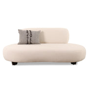 Sofa Bon Bon in Stoff Hoppi wollweiß - Sitzdesign
