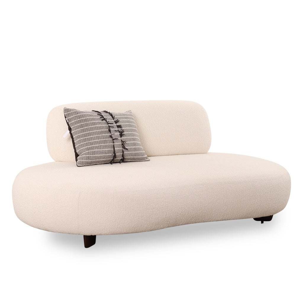 Sofa Bon Bon in Stoff Hoppi wollweiß - Sitzdesign
