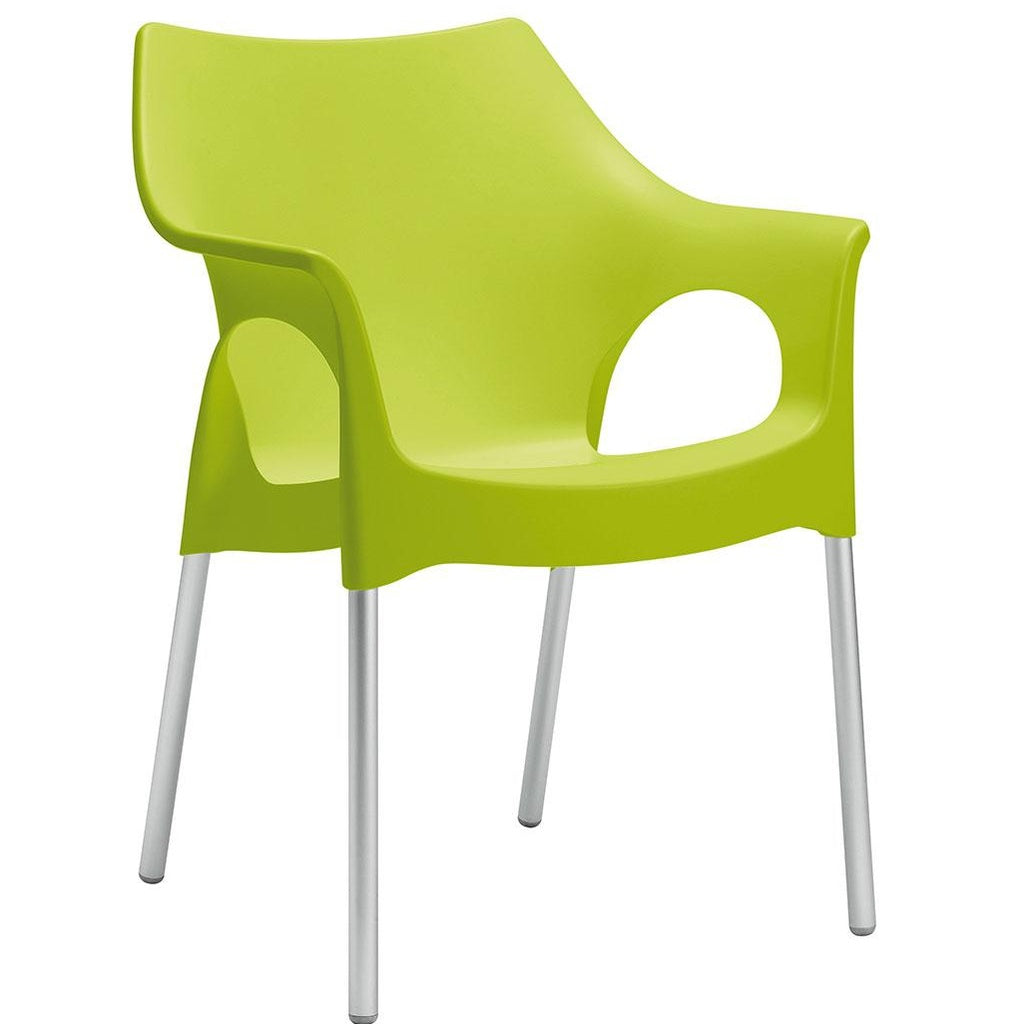 Stuhl Ola 4er Set - light green - Stuhl Kunststoff