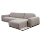 Schlafsofa Fox in Stoff Kavir beige - Schlafsofa Stoff