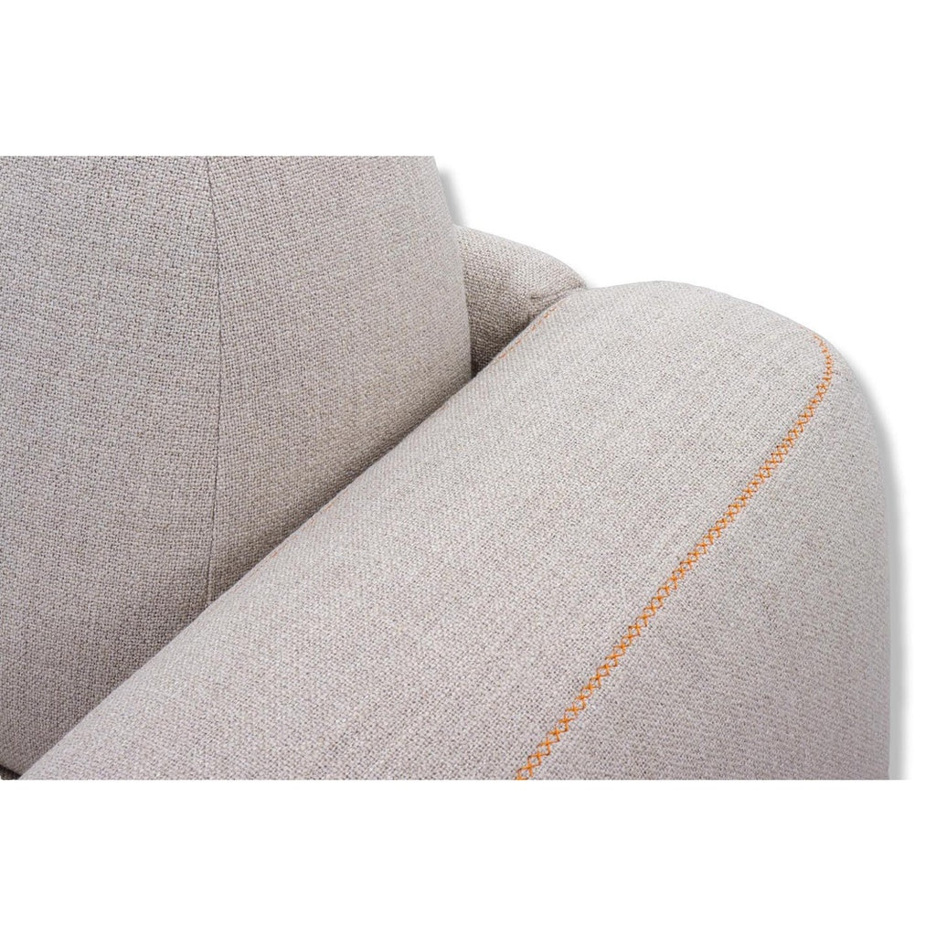 Schlafsofa Fox in Stoff Kavir beige - Schlafsofa Stoff