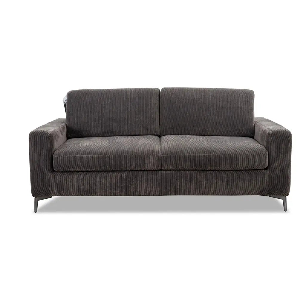 Schlafsofa Lisbona in Stoff Floki dunkelbraun - Schlafsofa Stoff