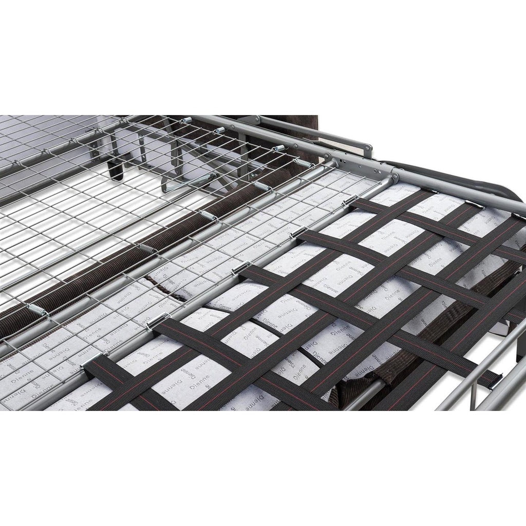 Schlafsofa Lisbona in Stoff Floki dunkelbraun - Schlafsofa Stoff