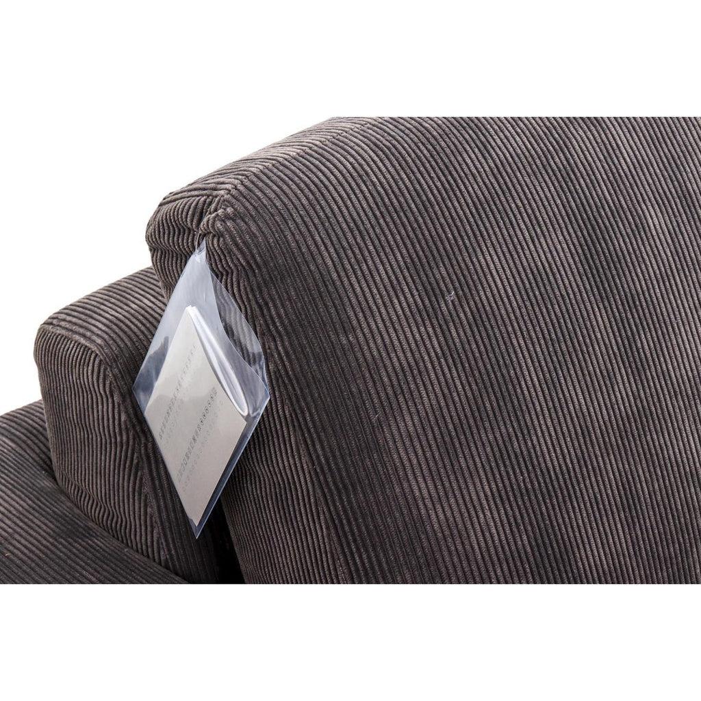 Schlafsofa Lisbona in Stoff Floki dunkelbraun - Schlafsofa Stoff