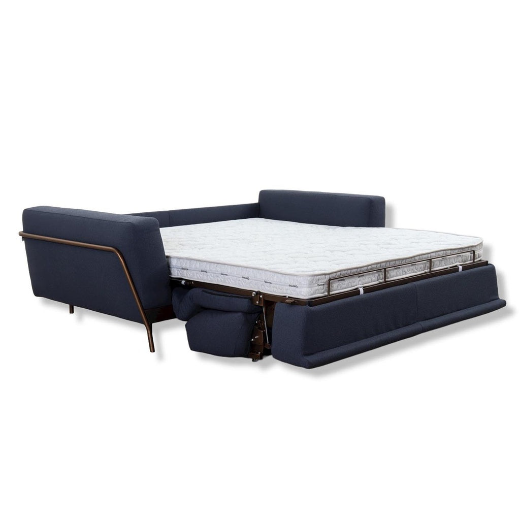 Schlafsofa MARTINROC in Stoff Venice blau - Schlafsofa Stoff