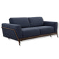 Schlafsofa MARTINROC in Stoff Venice blau - Schlafsofa Stoff