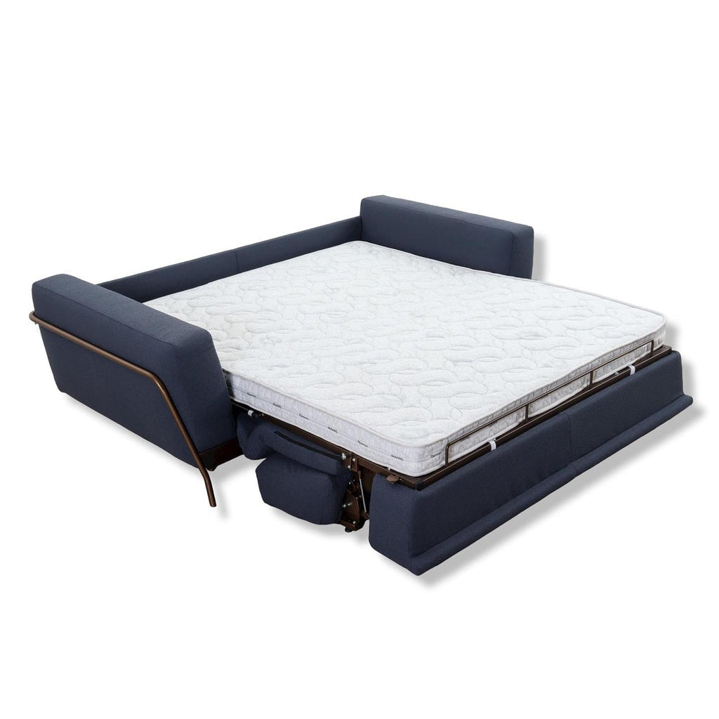 Schlafsofa MARTINROC in Stoff Venice blau - Schlafsofa Stoff