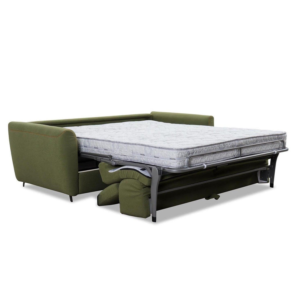 Schlafsofa Modular Pro in Stoff Fluf grün - Schlafsofa Stoff