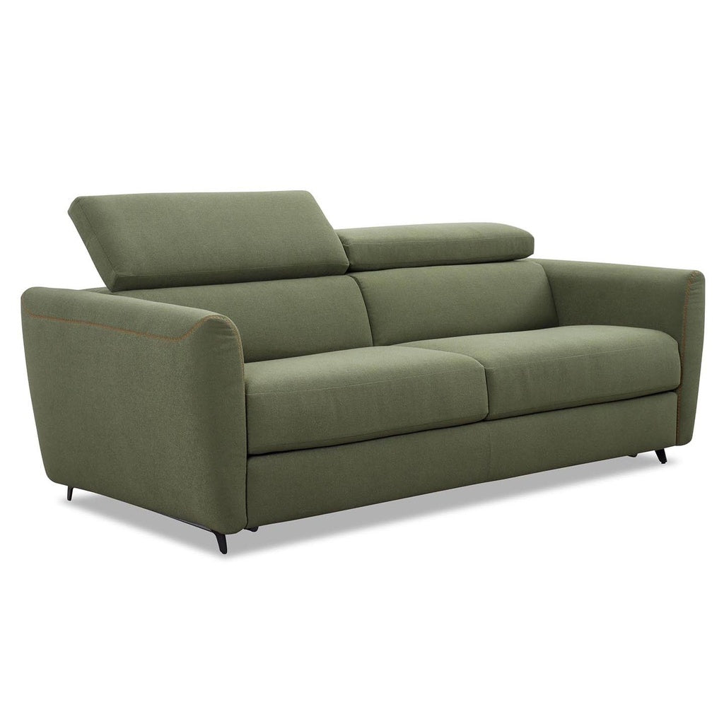 Schlafsofa Modular Pro in Stoff Fluf grün - Schlafsofa Stoff