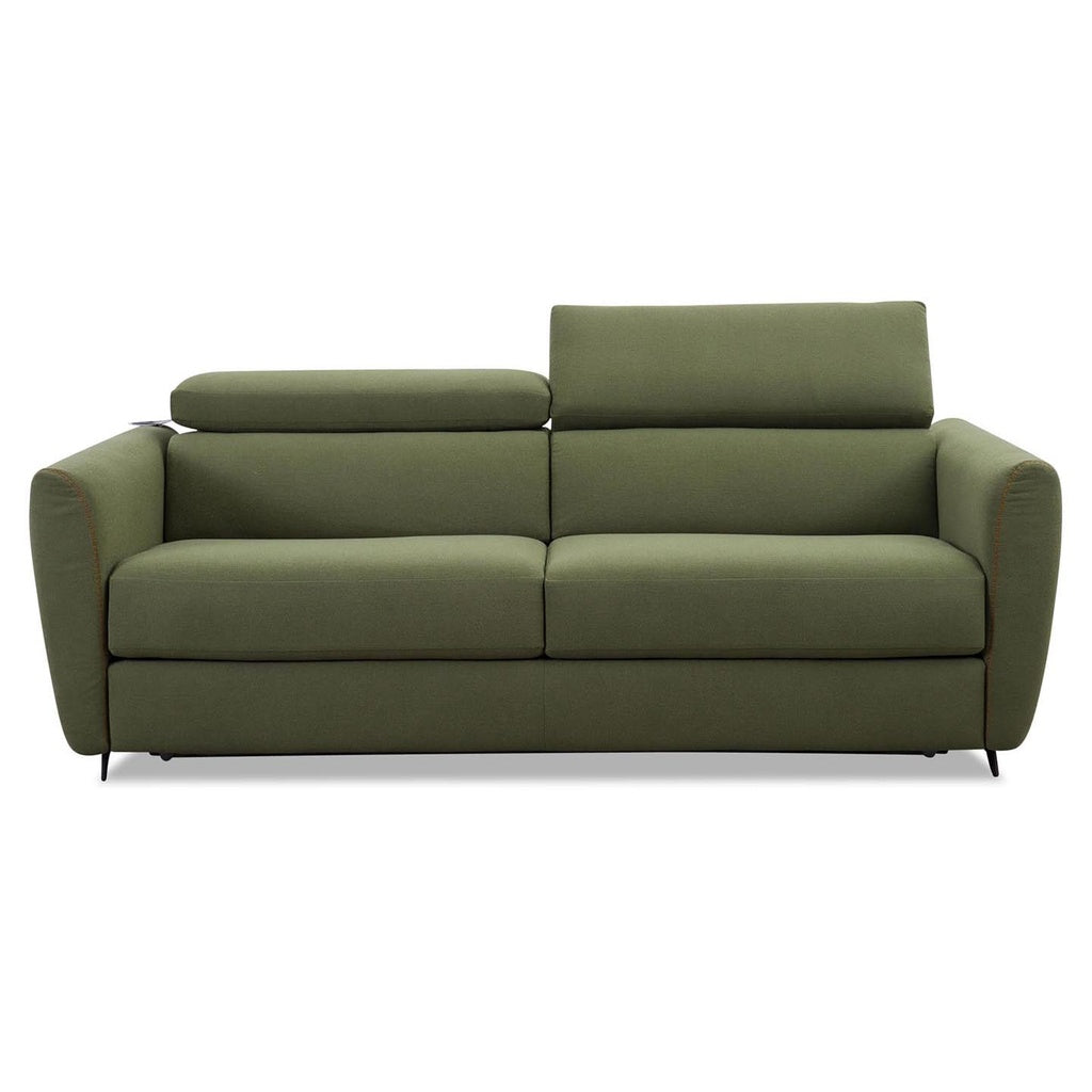 Schlafsofa Modular Pro in Stoff Fluf grün - Schlafsofa Stoff