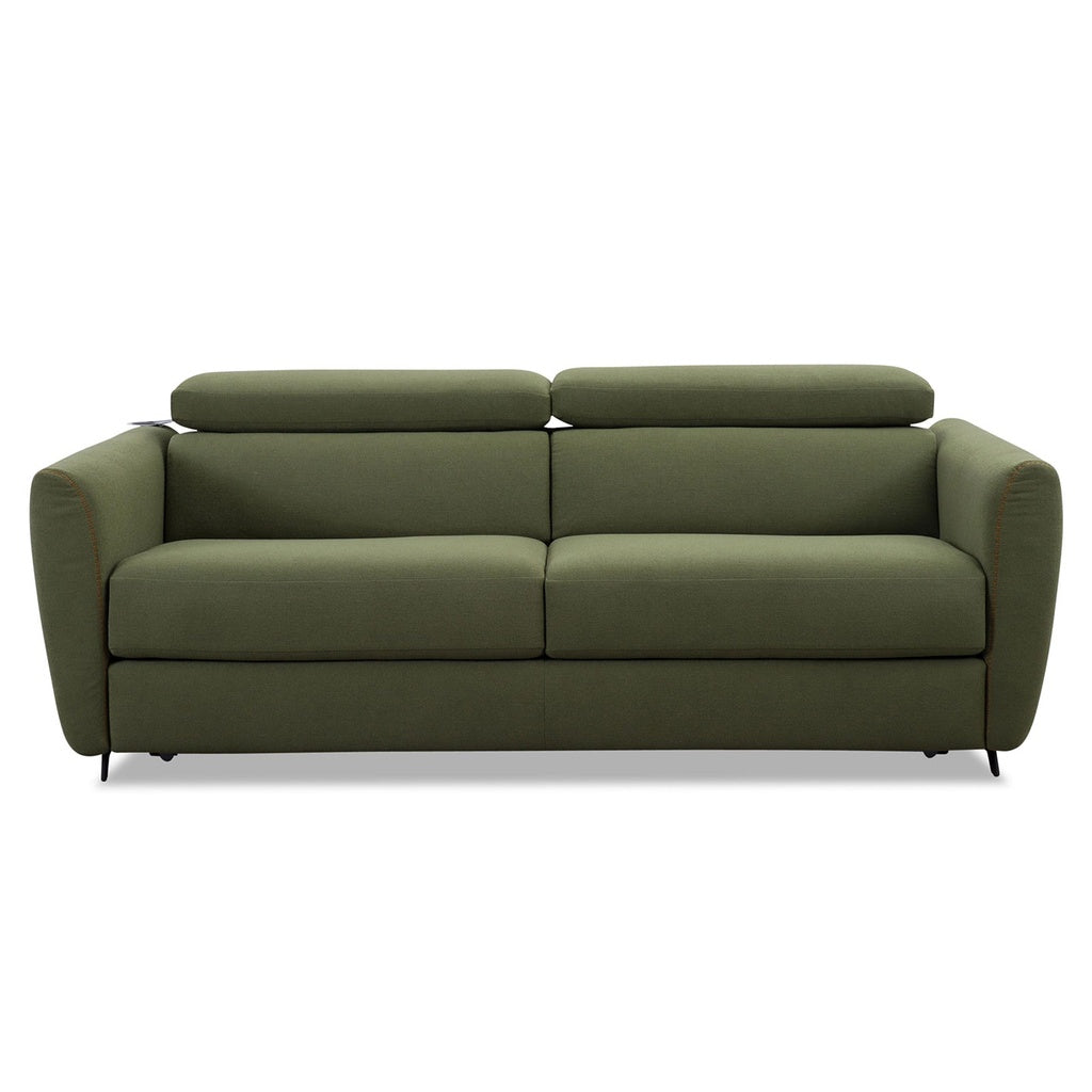 Schlafsofa Modular Pro in Stoff Fluf grün - Schlafsofa Stoff