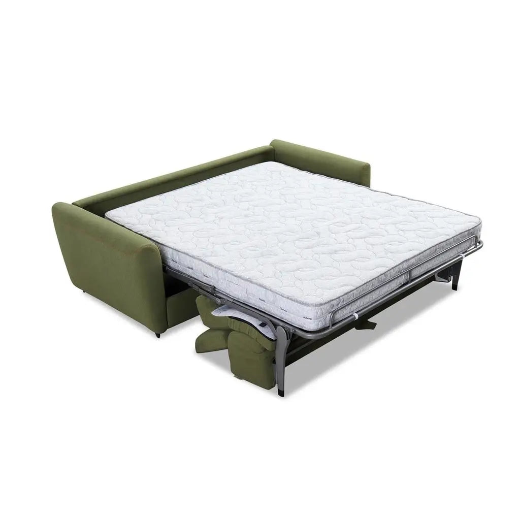 Schlafsofa Modular Pro in Stoff Fluf grün - Schlafsofa Stoff