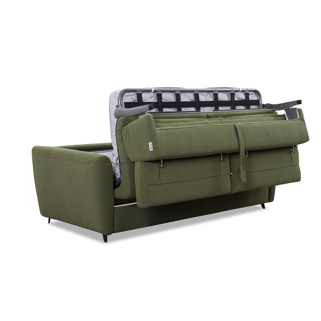Schlafsofa Modular Pro in Stoff Fluf grün - Schlafsofa Stoff