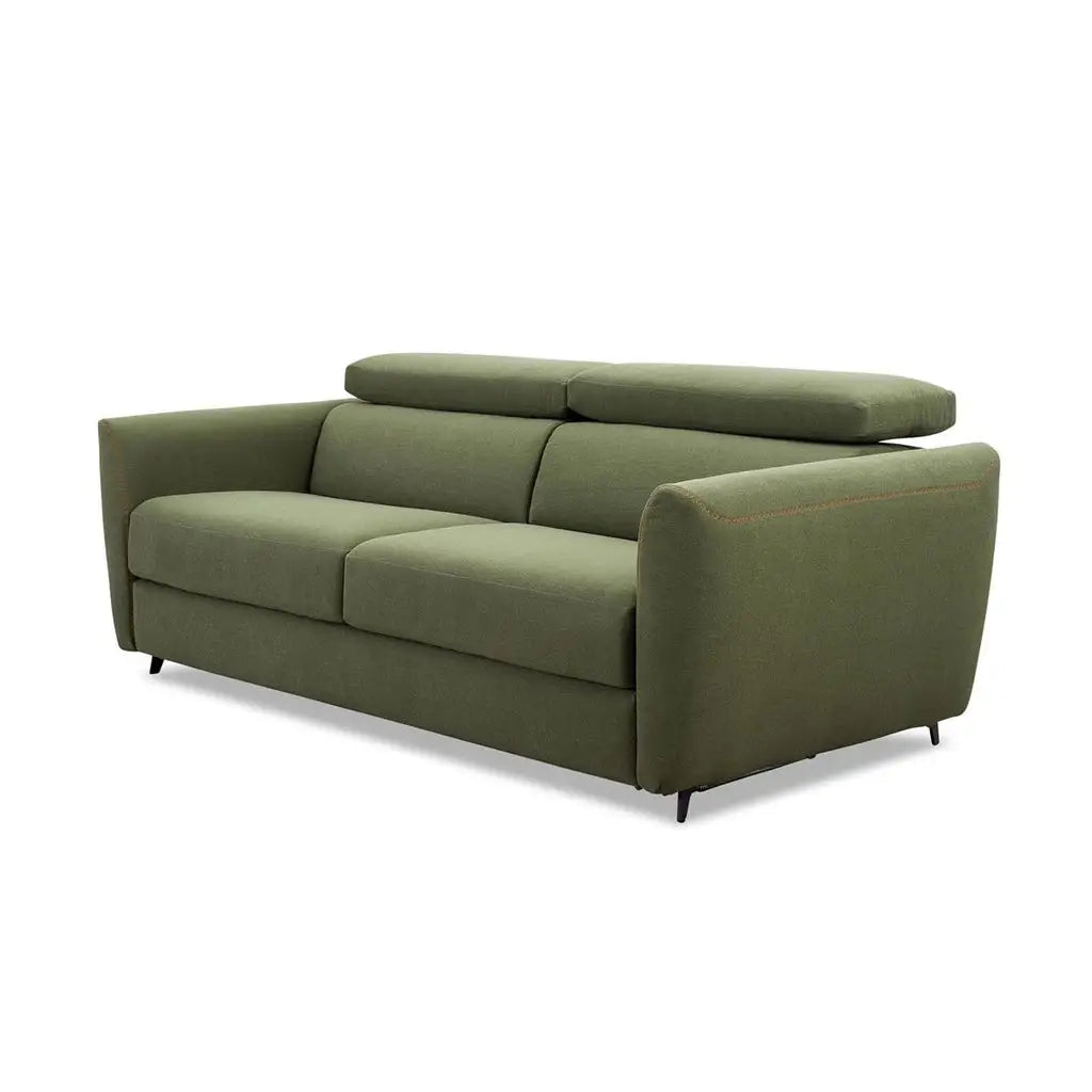 Schlafsofa Modular Pro in Stoff Fluf grün - Schlafsofa Stoff