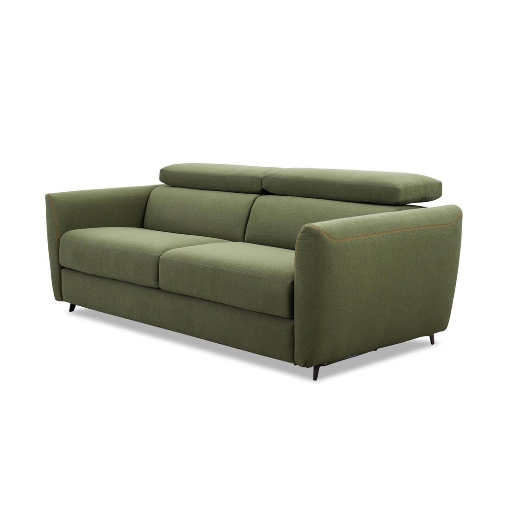 Schlafsofa Modular Pro in Stoff Fluf grün - Schlafsofa Stoff