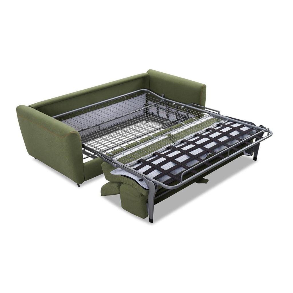 Schlafsofa Modular Pro in Stoff Fluf grün - Schlafsofa Stoff
