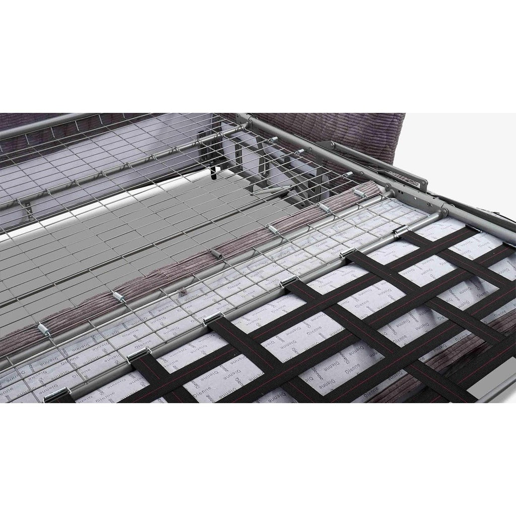 Schlafsofa Smooth in Stoff Castello anthrazit - Schlafsofa Stoff