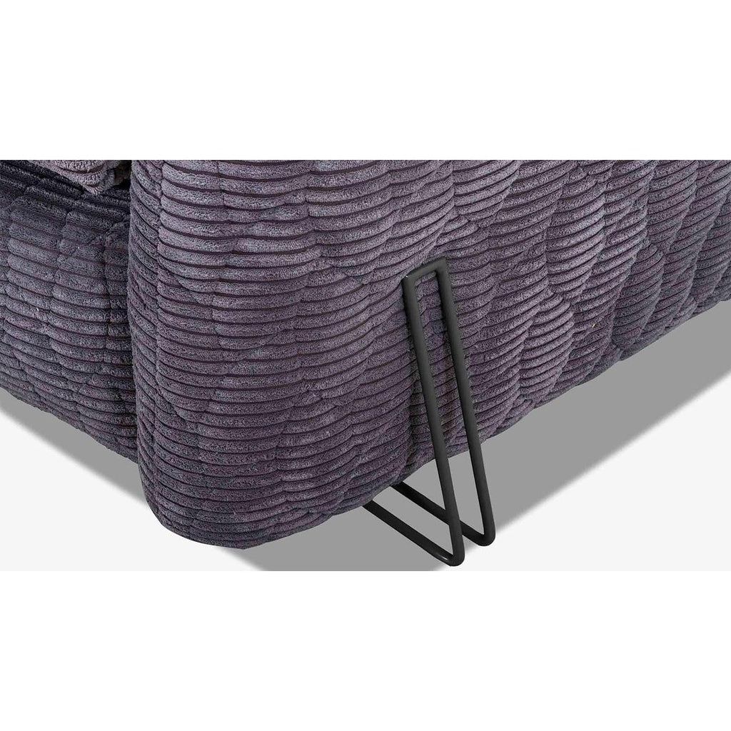 Schlafsofa Smooth in Stoff Castello anthrazit - Schlafsofa Stoff