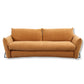 Schlafsofa Smooth in Stoff Nuvole orangebraun - Schlafsofa Stoff