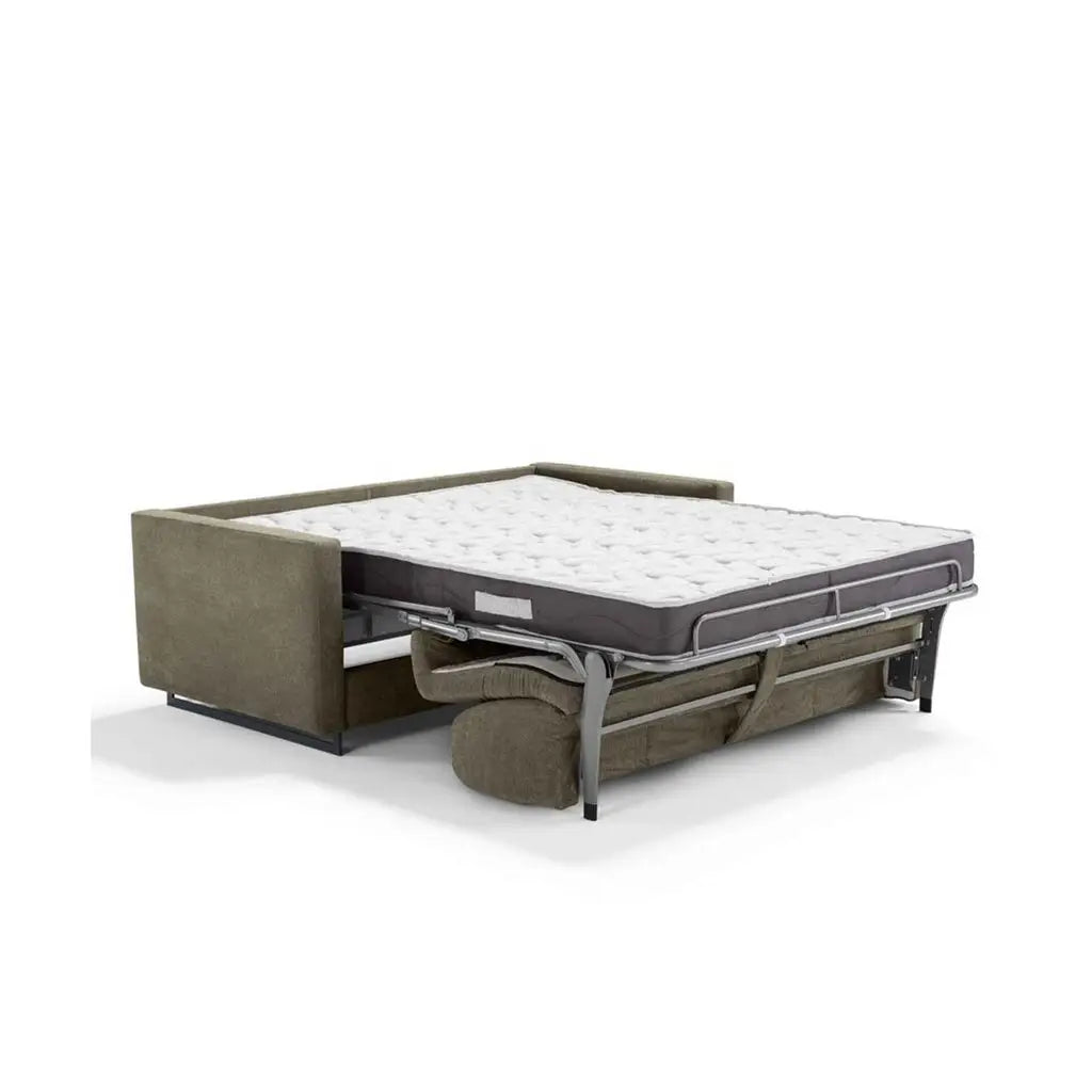Schlafsofa Tokyo in Stoff Ornellaia braun - Schlafsofa Stoff