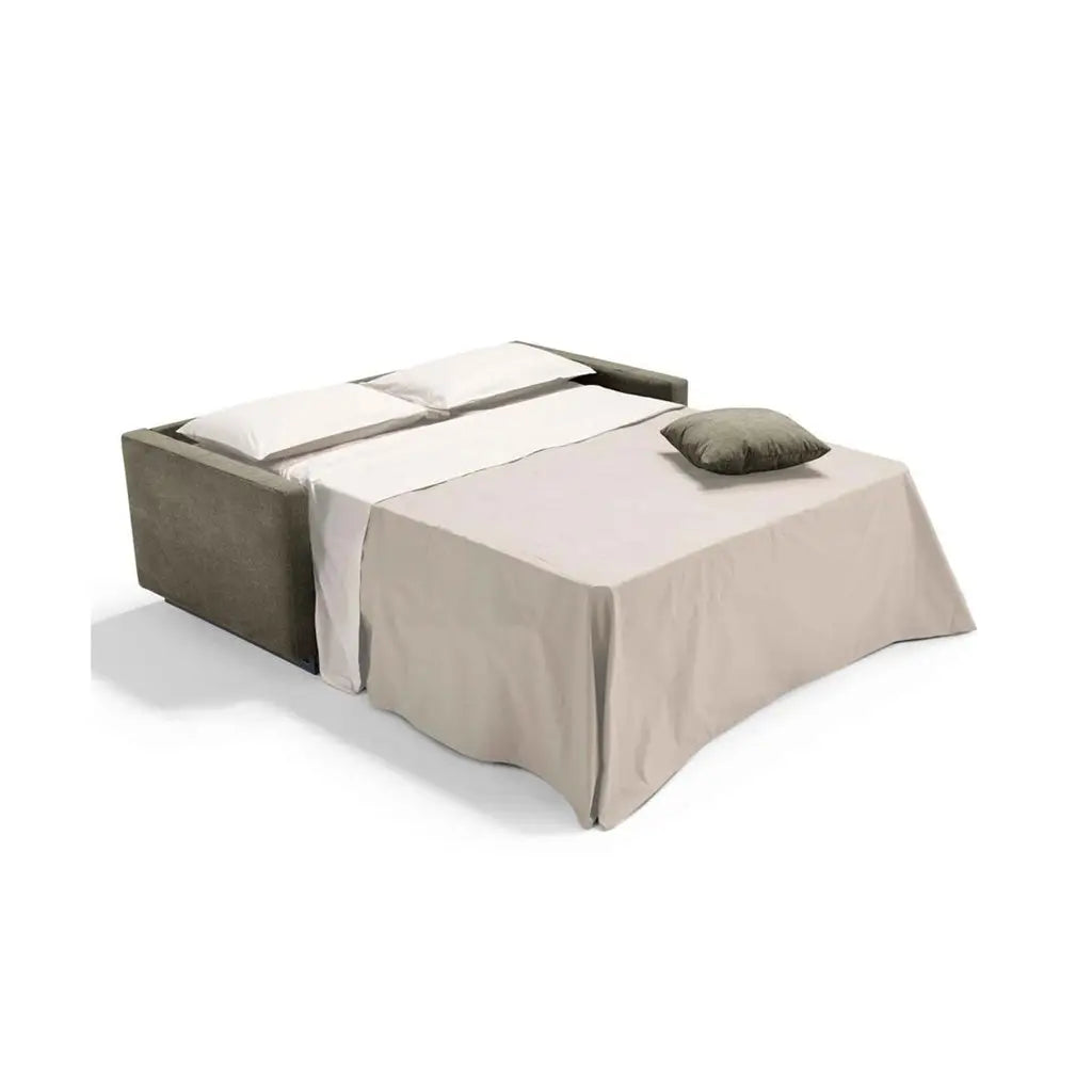 Schlafsofa Tokyo in Stoff Ornellaia braun - Schlafsofa Stoff