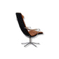 Sessel Bravo in Leder Jesolo cognac - Relaxsessel Leder