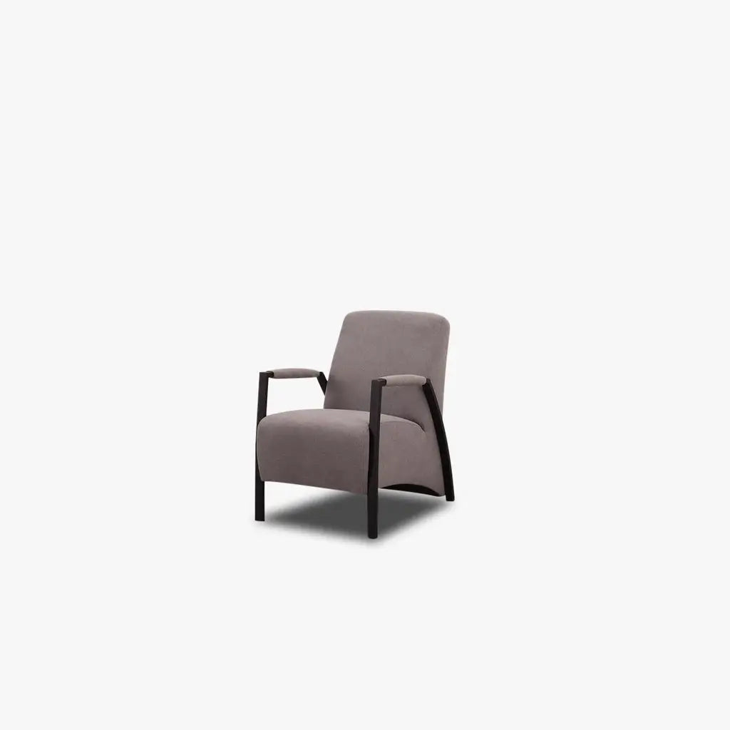 Sessel GONZALO in Stoff grau - Sessel Stoff