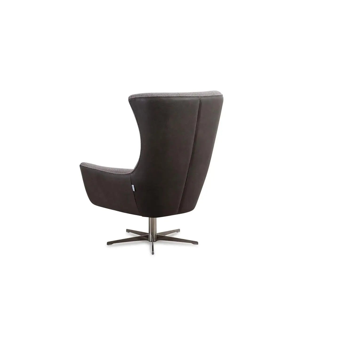 Sessel JACOB in Leder Nouveau und Stoff Bentley - Sessel Leder